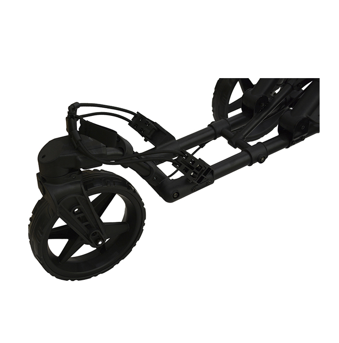 3 Wheel Decluxe Push Trolley with 360 Swivel Front Wheel